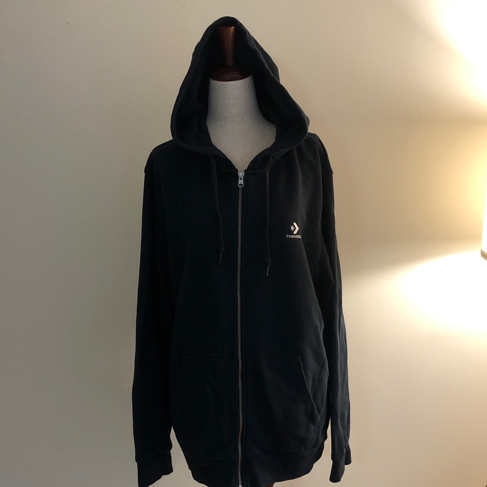 Champion Men's Black Zip-Up Sweater